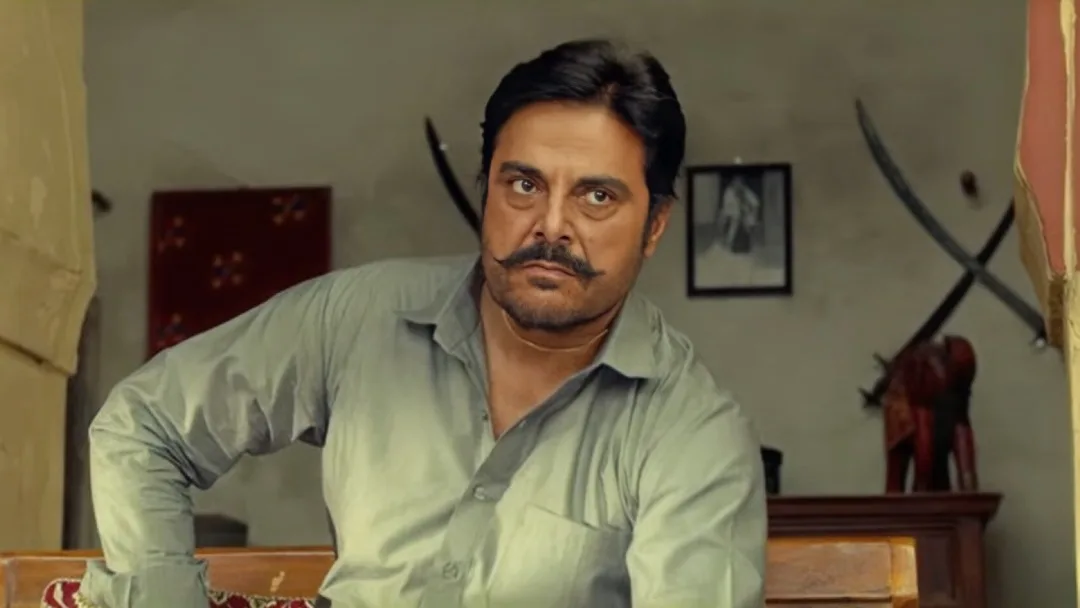 Guggu gill wearing dark green kurta