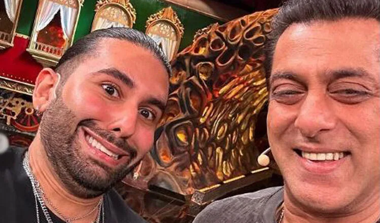 orry with salman khan in bigboss