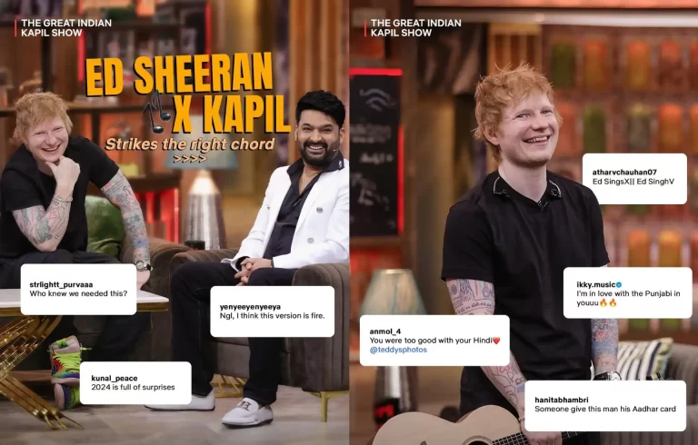 ed sheeran on kapil sharma show