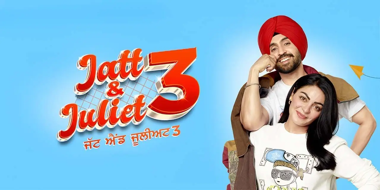 Jatt and JUliet 3 starring DIljit Dosanjh and Neeru Bajwa
