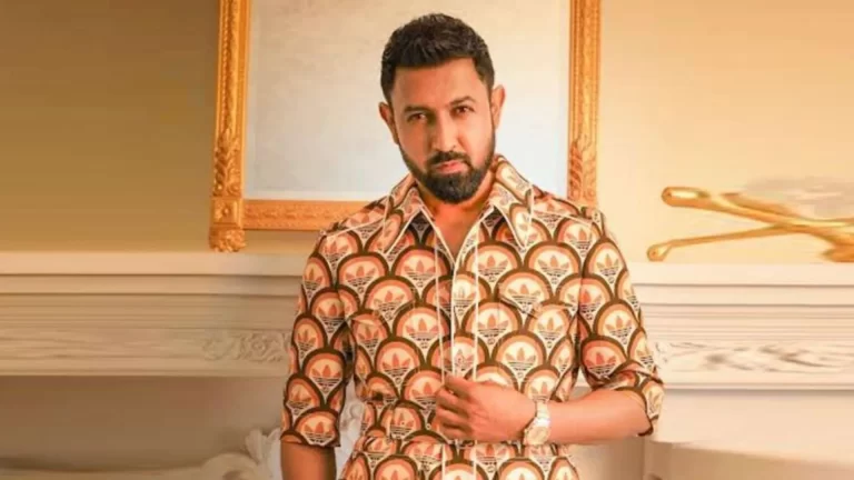 Gippy Grewal wearing printed shirt and watch