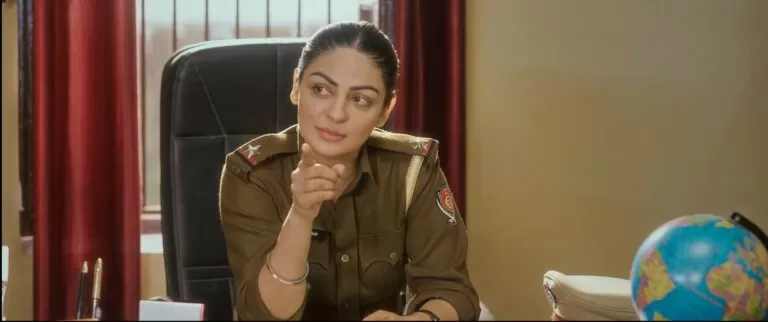 Neeru Bajwa In police uniform